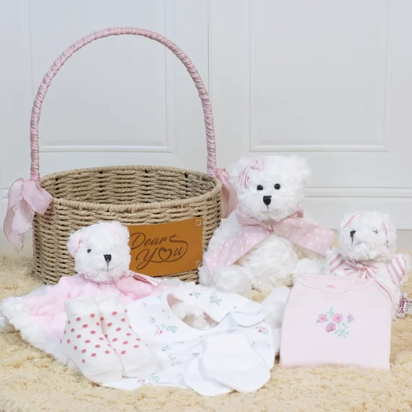 “New-born Essentials” Baby Girl Hamper