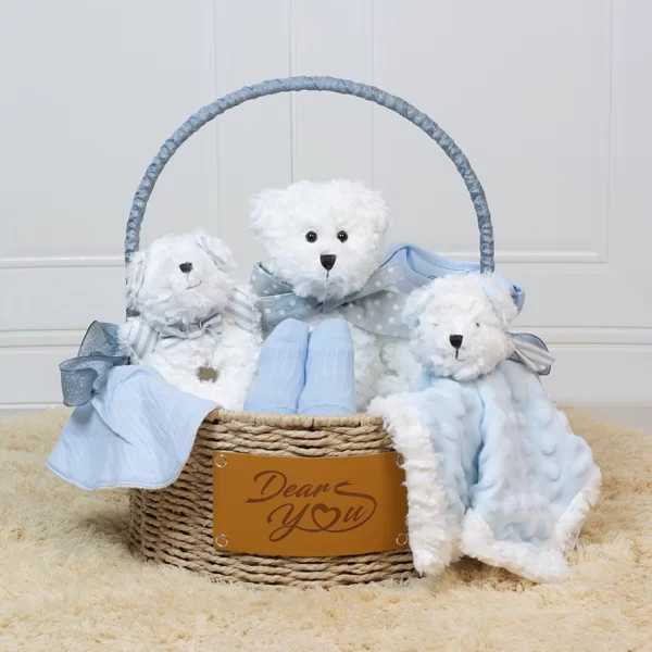 “New-born Essentials” Baby Boy Hamper