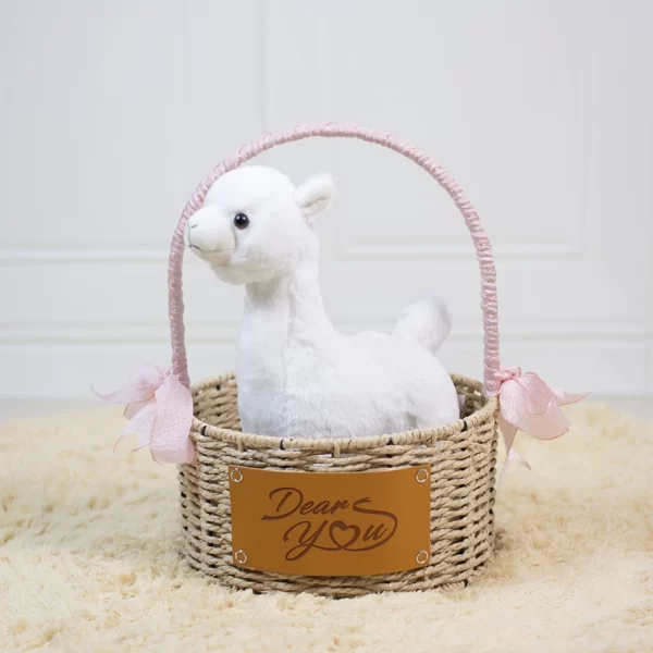 Dear Alpaca Hamper (White)