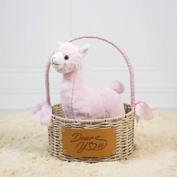 Dear Alpaca Hamper (Pink)