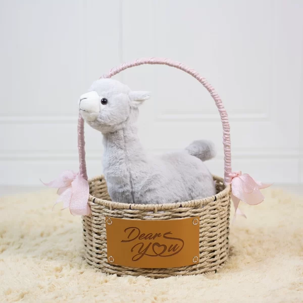 Dear Alpaca Hamper (Grey)
