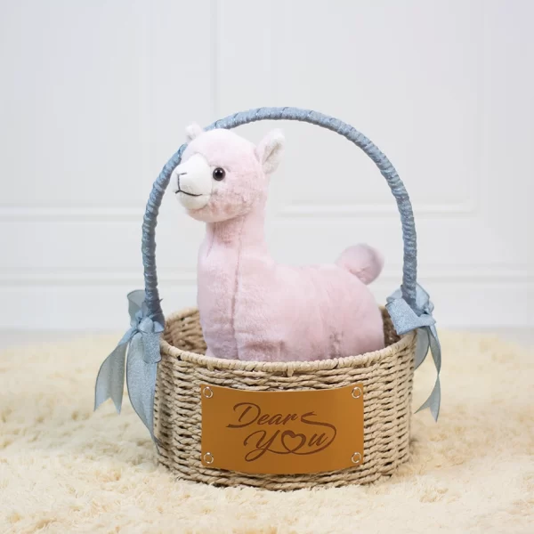 Dear Alpaca Hamper (Pink)