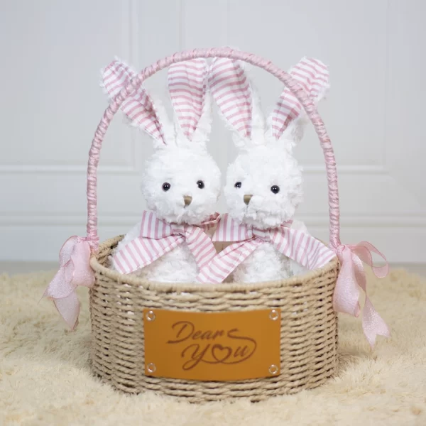 Dear Bunny Twins Hamper (Pink)